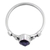 Iolite cocktail ring, 'Glorious Marquise' - Iolite and Sterling Silver Cocktail Ring from India (image 2c) thumbail
