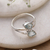 Blue topaz wrap ring, 'Blue Teardrops' - Blue Topaz Wrap Ring from India