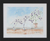 'Nature’s Delight' - Modern Watercolor Painting of a Dog and Flowers from India thumbail