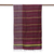 Silk shawl, 'Sumptuous Stripes' - Handwoven Magenta Striped 100% Silk Shawl from India (image 2b) thumbail
