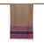Silk shawl, 'Kalinga Mystique' - Handwoven Golden Brown Striped 100% Silk Shawl from India (image 2b) thumbail