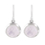 Rainbow moonstone dangle earrings, 'Celestial Promise' - Rainbow Moonstone and Sterling Silver Dangle Earrings thumbail