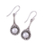 Cultured pearl dangle earrings, 'Inner Radiance' - Cultured Pearl Earrings in Sterling Silver Settings (image 2c) thumbail