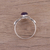 Amethyst cocktail ring, 'Captivating Lilac' - Amethyst and Sterling Silver Cocktail Ring from India (image 2b) thumbail