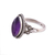 Amethyst cocktail ring, 'Captivating Lilac' - Amethyst and Sterling Silver Cocktail Ring from India (image 2c) thumbail