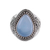 Chalcedony cocktail ring, 'Charismatic Blue Charm' - Sterling Silver Blue Chalcedony Cocktail Ring thumbail
