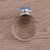 Chalcedony cocktail ring, 'Charismatic Blue Charm' - Sterling Silver Blue Chalcedony Cocktail Ring (image 2c) thumbail