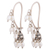 Cultured pearl dangle earrings, 'Pearl Melody' - Cultured Pearl and Sterling Silver Dangle Earrings (image 2a) thumbail