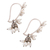 Cultured pearl dangle earrings, 'Pearl Melody' - Cultured Pearl and Sterling Silver Dangle Earrings (image 2e) thumbail
