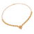 Gold vermeil citrine link necklace, 'Sunny Garland' - Gold Vermeil and Citrine Necklace Handcrafted in India (image 2d) thumbail