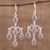 Labradorite chandelier earrings, 'Majestic Cascade' - Oval Labradorite Chandelier Earrings from India (image 2) thumbail