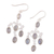 Labradorite chandelier earrings, 'Majestic Cascade' - Oval Labradorite Chandelier Earrings from India (image 2c) thumbail