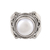Cultured pearl cocktail ring, 'Pearl Glamour' - Cultured Freshwater Pearl and Sterling Silver Cocktail Ring thumbail