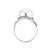 Cultured pearl cocktail ring, 'Pearl Glamour' - Cultured Freshwater Pearl and Sterling Silver Cocktail Ring (image 2e) thumbail