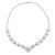Cultured freshwater pearl link necklace, 'Eternal Grandeur' - Cultured Freshwater Pearl Link Necklace from India thumbail