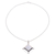 Rainbow moonstone pendant necklace, 'Heavenly Kite' - Rainbow Moonstone and Sterling Silver Pendant Necklace