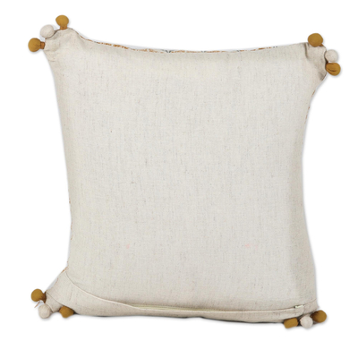 Kissenbezüge aus Baumwolle, (Paar) - Handgefertigtes Kissenbezügepaar aus 100 % Baumwolle mit Blockdruck