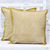 Cotton cushion covers, 'Honey Amber Panels' (pair) - Handmade 100% Cotton Block Printed Cushion Covers (Pair) thumbail