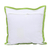 Cotton cushion covers, 'Green Grass' (pair) - Green and White Cotton Printed Grass Pair of Cushion Covers (image 2b) thumbail