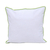 Cotton cushion covers, 'Green Woods' (pair) - Green and White Cotton Printed Woods Pair of Cushion Covers