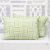 Cotton cushion covers, 'Green Pebbles' (pair) - Handmade 100% Cotton Screen Printed Cushion Covers (Pair) thumbail