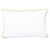 Cotton cushion covers, 'Green Fence' (pair) - 100% Cotton Screen Printed Striped Pair of Cushion Covers (image 2b) thumbail
