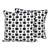 Cotton cushion covers, 'Spherical Delight' (pair) - 2 Handmade Black and White Dotted Cotton Cushion Covers (image 2a) thumbail