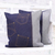 Denim cushion covers, 'Denim Pockets' (pair) - Two Handcrafted Patchwork Denim Cushion Covers from India thumbail