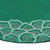 Embellished tree skirt, 'Christmas Glamour' - Embroidered Satin Tree Skirt in Emerald from India (image 2c) thumbail