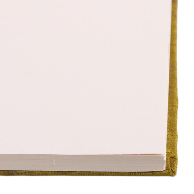 Handgeschöpftes Papiertagebuch – Handgefertigtes bemaltes Tagebuch im Madhubani-Stil