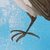 'Morning Bird' - Signed Painting of a Sparrow in Blue from India (image 2b) thumbail