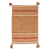 Cotton dhurrie rug, 'Delhi Delight in Brown' (2x3) - Hand Woven Cotton Geometric Dhurrie Rug from India (2x3)