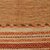 Baumwoll-Dhurrie-Teppich, 'Delhi Delight in Brown' (2x3) - Handgewebter geometrischer Dhurrie-Teppich aus Baumwolle aus Indien (2x3)