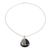 Onyx pendant necklace, 'Mystical Dangle' - Handmade Black Onyx 925 Sterling Silver Pendant Necklace (image 2c) thumbail