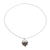 Garnet and cultured pearl pendant necklace, 'Eternal Ecstasy' - 925 Sterling Silver Faceted Red Garnet Pendant Necklace
