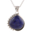 Lapis lazuli pendant necklace, 'Blue Daydream' - 925 Sterling Silver Blue Lapis Lazuli Pendant Necklace