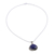 Lapis lazuli pendant necklace, 'Blue Daydream' - 925 Sterling Silver Blue Lapis Lazuli Pendant Necklace