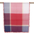 Silk and cotton blend shawl, 'Blissful Seashore' - Silk Cotton Blend Shawl in Red Navy and White with Tassels