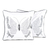 Cotton cushion covers, 'Floating Butterfly' (pair) - Handmade 100% Cotton Butterfly Pattern Cushion Covers