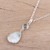 Larimar and blue topaz pendant necklace, 'Alluring Sky' - Dazzling Larimar and Blue Topaz Pendant Necklace from India