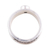 Amethyst single stone ring, 'Tranquil Twilight' - Amethyst and Sterling Silver Single Stone Ring from India