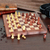 Wood chess set, 'Masters' - Babul Acacia Haldu Wood Chess Set Convertible Storage Box thumbail