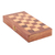 Wood chess set, 'Masters' - Babul Acacia Haldu Wood Chess Set Convertible Storage Box (image 2e) thumbail
