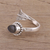 Labradorite wrap ring, 'Blissful Alliance' - Handmade 925 Sterling Silver Labradorite Wrap Ring India