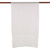 Mantón mezcla de algodón y seda - Mantón de mezcla de seda y algodón transparente bordado en blanco cálido