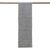 Infinity-Schal aus grauer Wollmischung - Handgestrickter, vertikal gerippter Infinity-Schal aus grauer Wollmischung