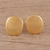 Gold plated sterling silver stud earrings, 'Vibrant Buttons' - Handmade 22k Gold Plated Sterling Silver Stud Earrings thumbail