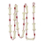Beaded wool felt garland, 'Puppy's Christmas' - Handcrafted Dog Bone Christmas Tree Garland from India thumbail