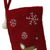 Wool felt stocking, 'Snowy Eve' - Handcrafted Reindeer-Themed Wool Stocking from India (image 2b) thumbail