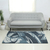 Hand-tufted wool area rug, 'Forest Green' - Dark Green and Ivory Abstract Hand Tufted Wool Area Rug thumbail